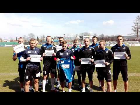 1L: Piłkarze Sandecji dołączyli do akcji dla Sebastiana Radzio