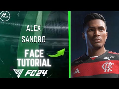 EAFC 24 - ALEX SANDRO Face + Stats (Tutorial)