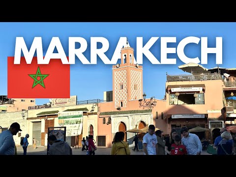 🇲🇦 Walking Around Marrakech, Morocco