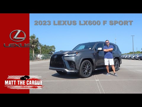 Is the 2023 Lexus LX600 the best large luxury SUV? Detailed review and test drive.