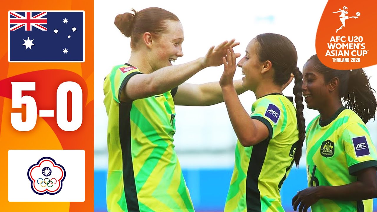 Australia U20 vs Chinese Taipei U20 Highlights