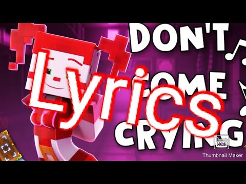 "Don't come crying" Lyrics. FNaF Minecraft Animation By ZAMination and Enchanted Mob