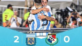 Argentina vs Panama 2-0 Match Today - Full Highlights 2023 HD