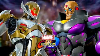 Unlock ULTRON and SIGMA Costumes Marvel VS Capcom Infinite Arcade Gameplay