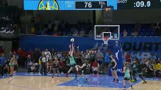 Breanna Stewart hits the DAGGER with 7.6 seconds left vs. the Chicago Sky 😱