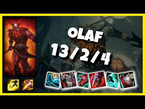 Olaf vs Nunu & Willump EU Challenger JUNGLE (13/2/4) - v11.6