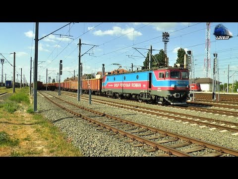 LE5100KW 40-0344-4 & Marfar Incarcat GFR Heavy Freight Train in Gara Curtici Station - 09 May 2018