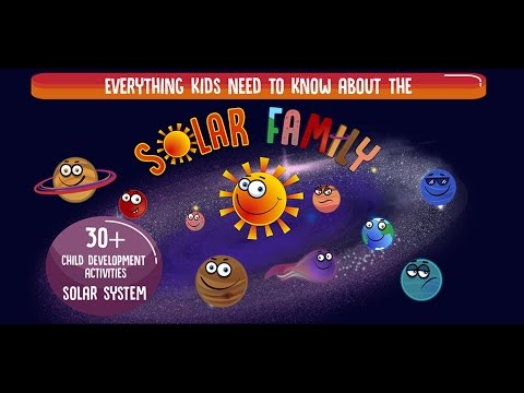 Solar Family - Planets of Solar System for Kids Video