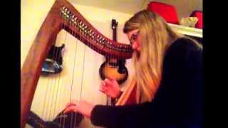 The whirling ways of stars that pass - harp