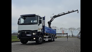 Renault K 430 HIAB 188ES4 flatbed truck | Image 4 - Autoline
