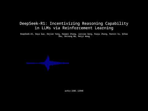 2501.12948 - DeepSeek R1: Incentivizing Reasoning Capability in LLMs via Reinforcement Learning
