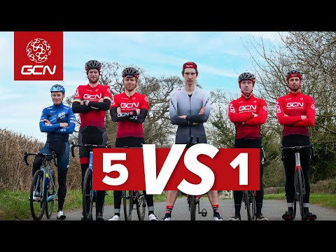 5 Vs 1 | How Many Roadies Does It Take To Beat A Time Trial Bike? This Is Getting Ridiculous...