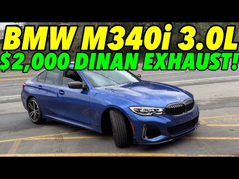 2020 BMW M340i 3.0L I6 Exhaust Sound w/ $2,000 DINAN AXLE-BACK!