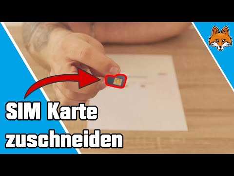 SIM Karte zuschneiden - SO gehts ganz einfach 📲