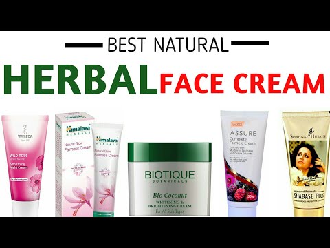 Best natural and organic creams for face