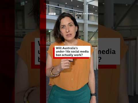 How will Australia's under-16s social media ban work? #SocialMedia #Australia #BBCNews