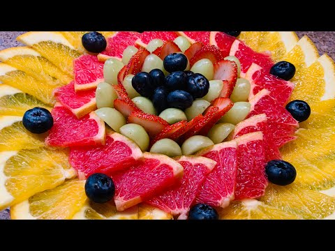 🛑 CHAROLA DE FRUTA/ ADORNA TU MESA MUY FÁCIL Y DISFRÚTALA