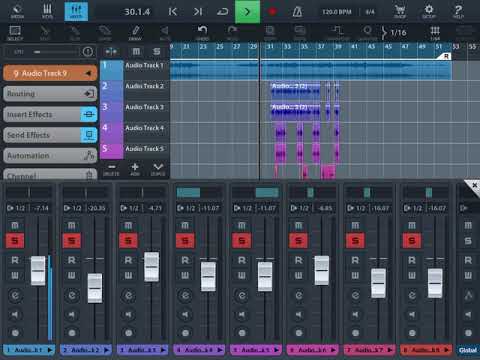Cubasis 2.7 iPad 2018 Project: Into the Badlands Track/ Vocals Mixing