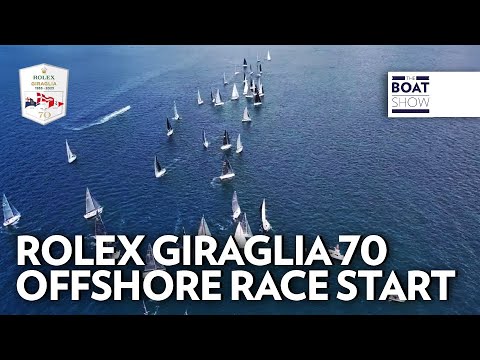 [ENG] ROLEX GIRAGLIA 70 OFFSHORE RACE START - The Boat Show
