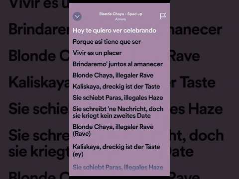 Blonde Chaya- Amaru x Gringo Bamba (Lyrics) #music #lyrics