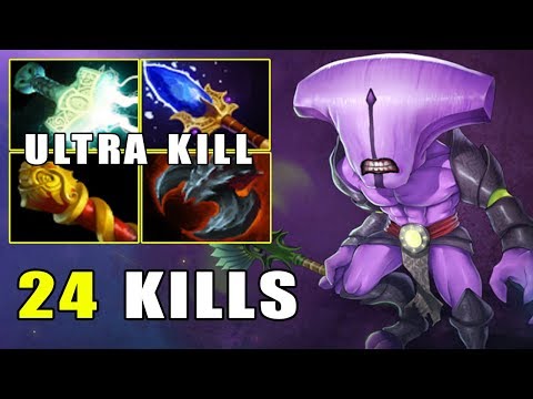 [Faceless Void] New IMBA Carry From Ti9 Santanic Build Got ULTRA KILL & 24Kills (Dota2 7.22f)