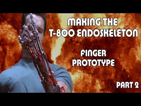 T-800 Endoskeleton Arm Part 02 - Finger Prototype