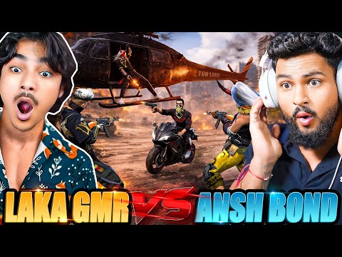 LAKA X ANSH BOND 😱 VS 3 V Badge Streamer Shocked आजा Ansh & Laka 1 vs 6 में !! 😤