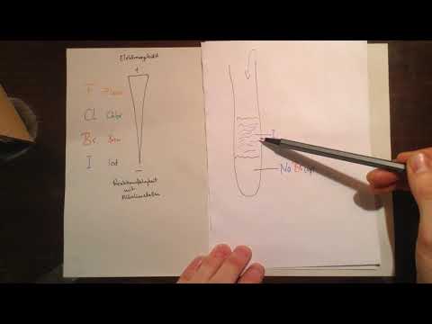 Reaktivität der Halogene gegenüber Alkalimetallen