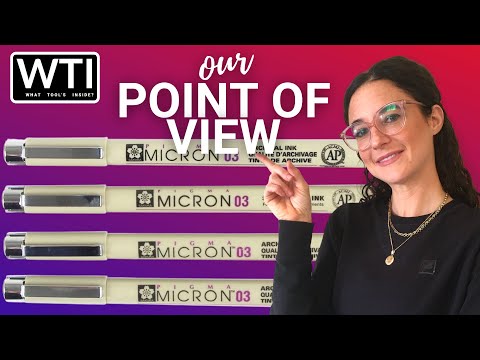 Sakura Pigma Micron Fine Line Pens - WTI product video review