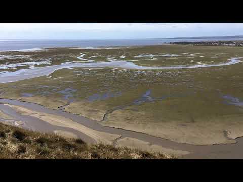Very Dangerous Morecambe Bay tide , time lapse , Apr 16. Super high tide in 48 seconds!