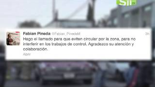 preview picture of video 'Evacuan parque industrial por fuga de gas'