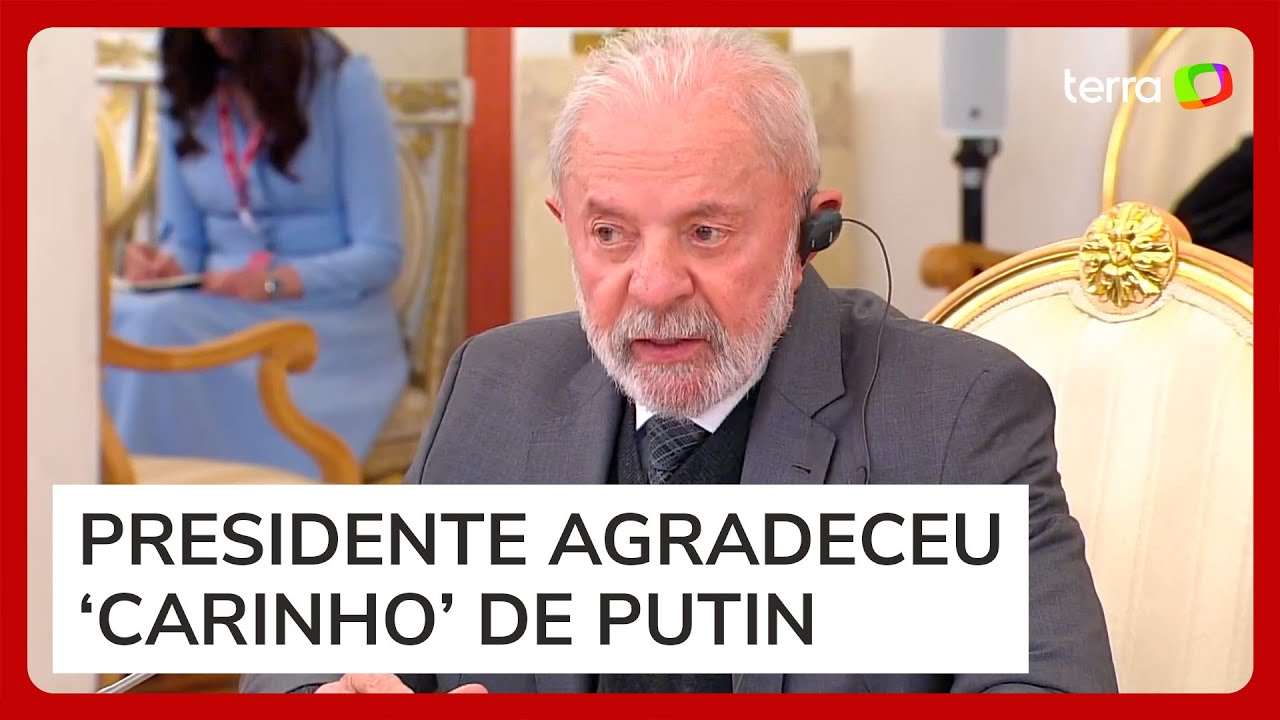 Lula diz a Putin que política de taxação de Trump ‘joga por terra respeito à soberania dos países’