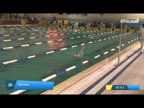 Serie 2 dei 200 Dorso  Assoluti Maschi Master - Campionati Regionali Master 2015 VENETO e FRIULI VG