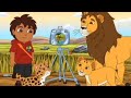 Baby Lion Needs Our Help Go Diego Go Compilation Video