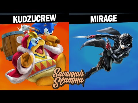 Savannah Slamma 75 LOSERS ROUND 4 - Kudzucrew (King DDD) Vs. Mirage (Joker) SSBU Tournament