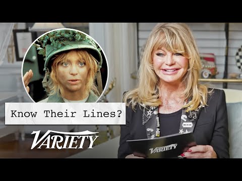 Does Goldie Hawn Remember Her Lines From Her Most Famous Films?