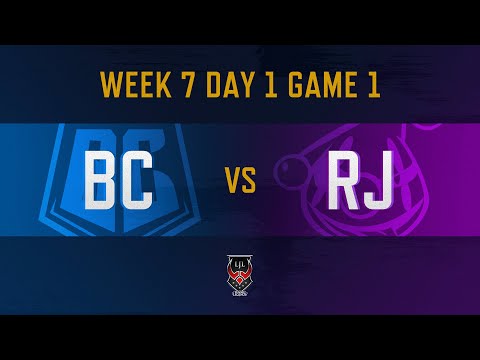 BC vs RJ｜LJL 2019 Summer Split Week 7 Day 1 Game 1