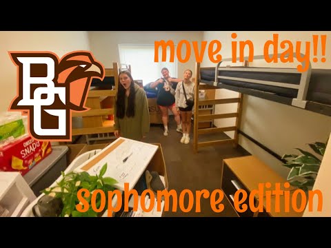 move in day at BGSU! sophomore year