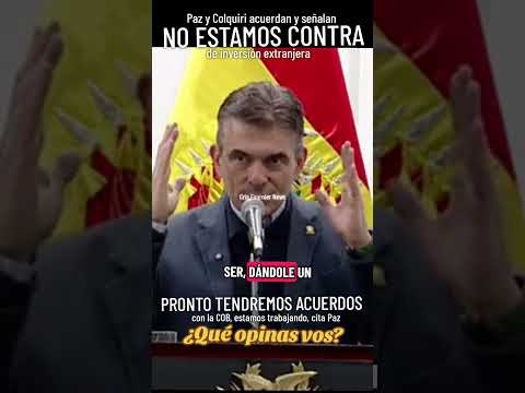 Paz y mineros de Colquiri acuerdan, no temen inversión extranjera