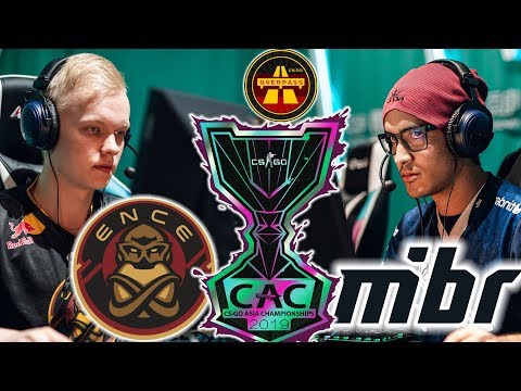 Great Comeback from ENCE vs MIBR [Overpass] Highlights - CS:GO Asia Championships 2019