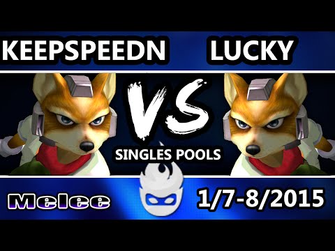 Paragon 2015 - SS | KeepSpeedN (Fox) Vs. Lucky (Fox) SSBM Singles Pools - Melee