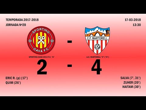 RESUM SPORTING GAVA 2013 F.C "A" - A.E. MARTORELL "C"("A")