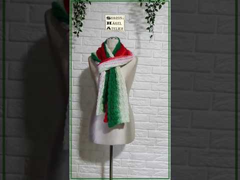 Stola häkeln "Mérida", Schal, Tuch, Kopftuch, Schultertuch 🌹 #crochet #stolas #WM2026 #mexiko