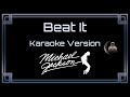 Michael Jackson Beat It CC Karaoke Instrumental