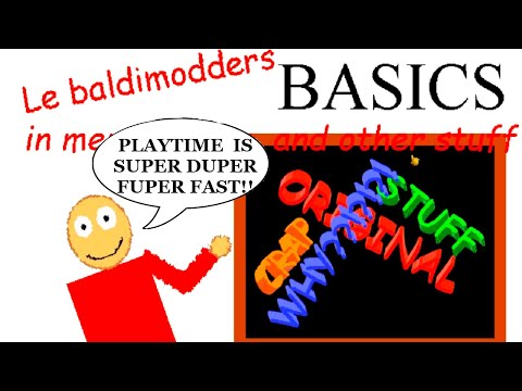 JUMPING ROPE LIKE CRAZY IN LE BALDIMODDER'S BASICS!! | Baldi's Basics
