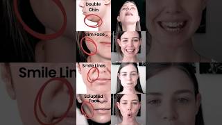 Face Yoga for Slim &amp; Sculpted Face | Reduce Smile Lines Naturally!#shortvideo #faceyoga #foryou