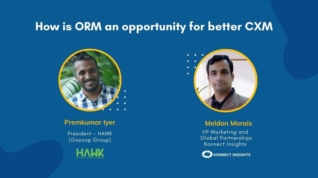 How is ORM an opportunity for better CXM