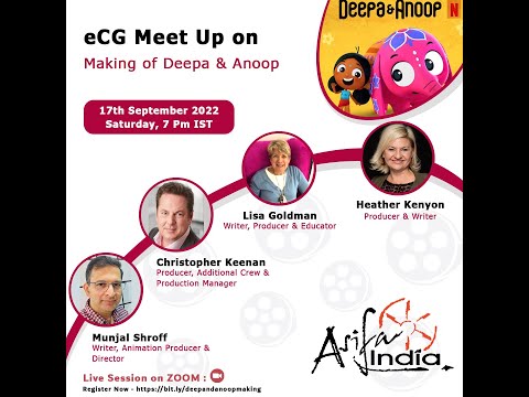 ASIFA India e-CG Meetup on Making Of Deepa & Anoop (Netflix) September 17, 2022