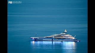 preview picture of video 'superyacht Madame Gu entering IYCA Antibes'
