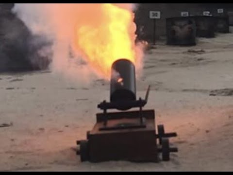 Golfball Mortar Cannon Building and Firing